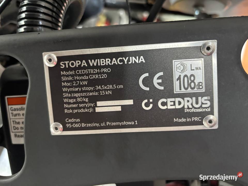 STOPA WIBRACYJNA CEDRUS SKOCZEK UBIJAK mazowieckie