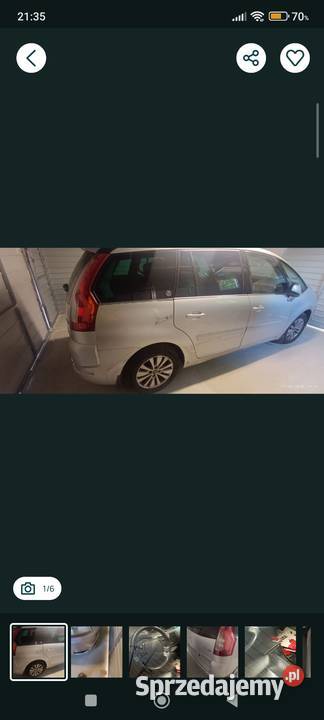 Citroen C4 Grand Picasso 20 16v MCP śląskie Gaszowice