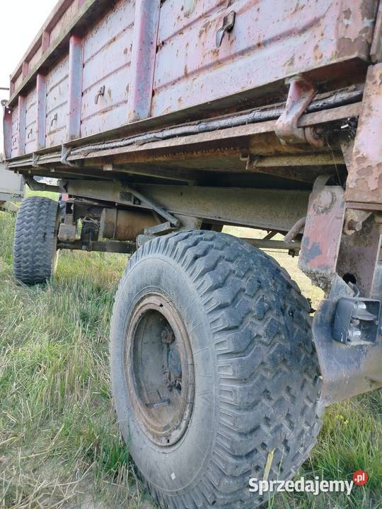 Przyczepa wywrotka 6ton zarejestrowana Przyczepy rolnicze Kłodawa