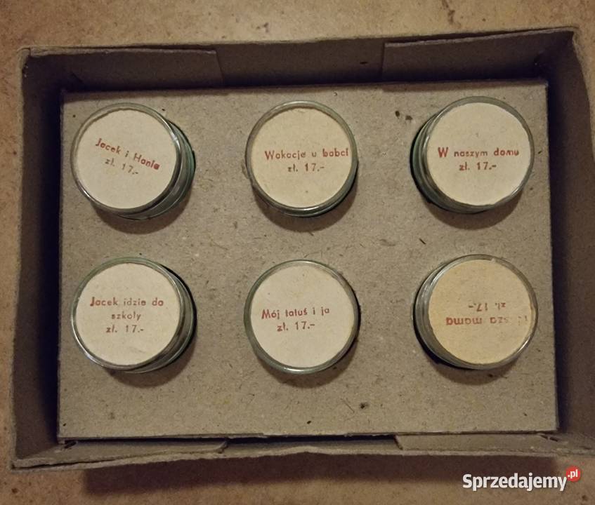 3 x Kompletny Zestaw Przeźrocza do Rzutnika Sosnowiec