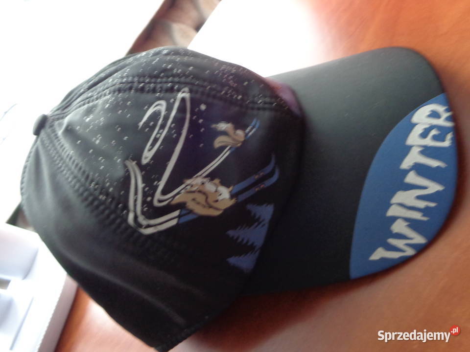 czapka z daszkiem nowa z nausznikami 56 wielkopolskie