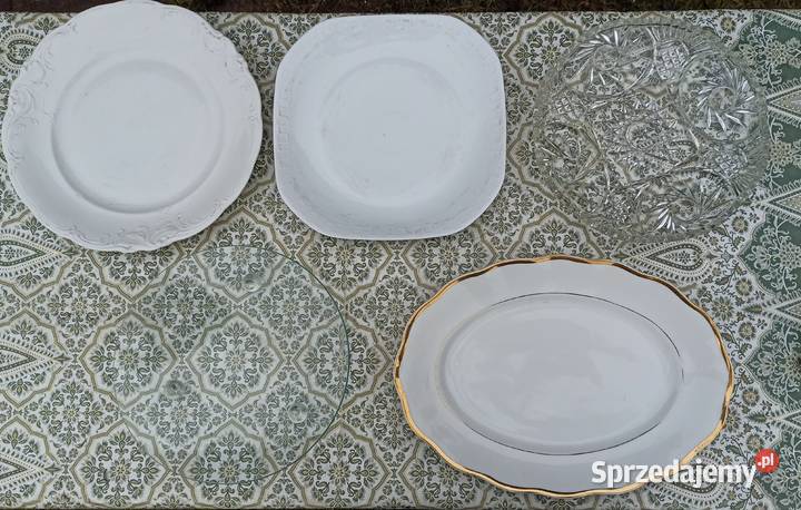 Cermiczne szklane i kryształowe półmiski