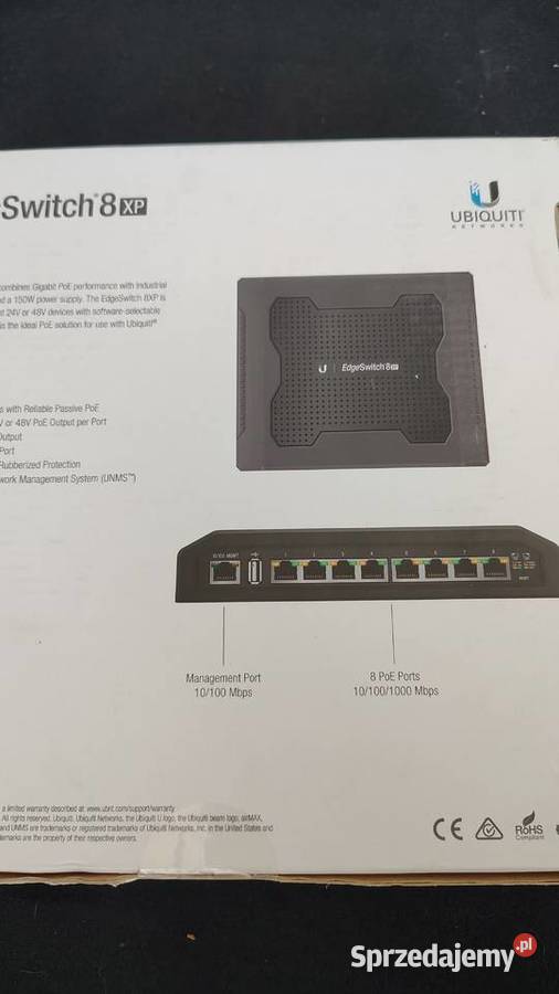 Nowy switch EdgeMAX UBIQUITI Karczew