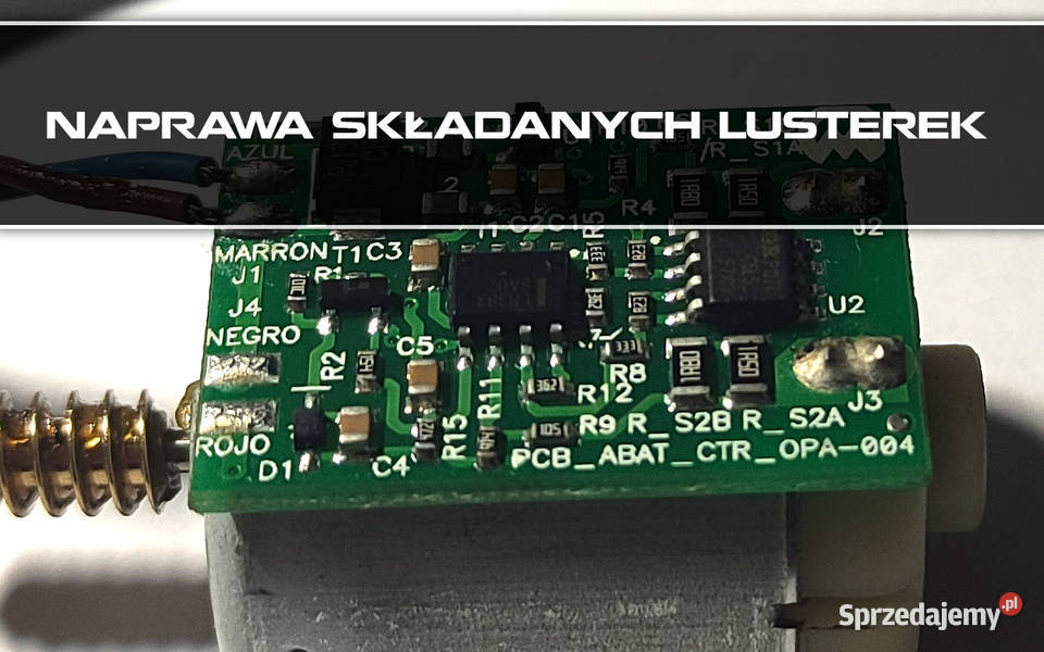 Naprawa składanych lusterek grupy PSA Kraków usługi moto