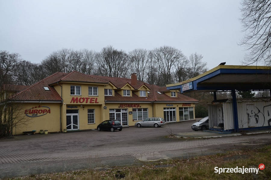 Komornik działki z motelem i stacją paliw w 319zł/m2 Wityń