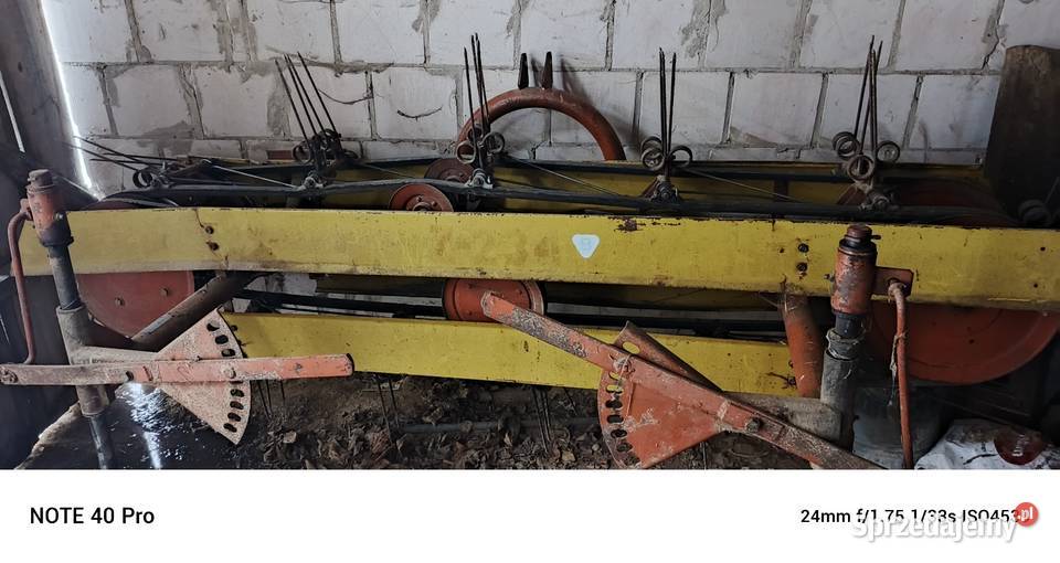 Przewracarka zgrabiarka taśmowa nieuszkodzony Gruszka Zaporska