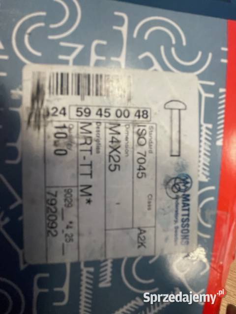 M4x25 Din 912 Wkręt z łbem walcowym Torx 1 Rydułtowy
