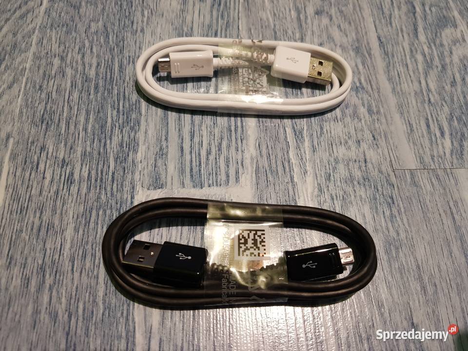 Kabel micro usb samsung biały czarny Nowy Sącz