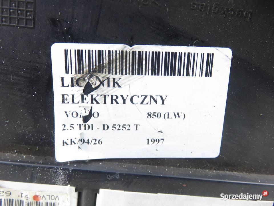 LICZNIK VOLVO 850 LW 25 TDI D 5252 T 9162603 małopolskie