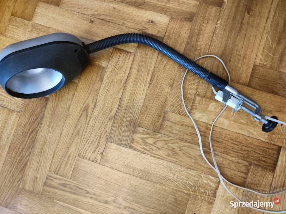 Lampa biurkowa PRL radziecka żyrafa Kraków