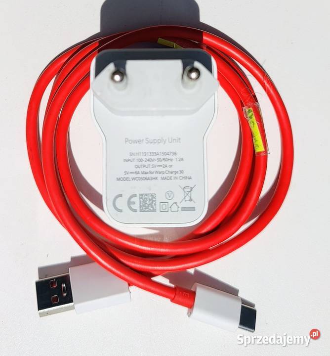 OnePlus Warp Charge 30W Kabel USBC Do 6 T 7 8 Inowrocław sprzedam