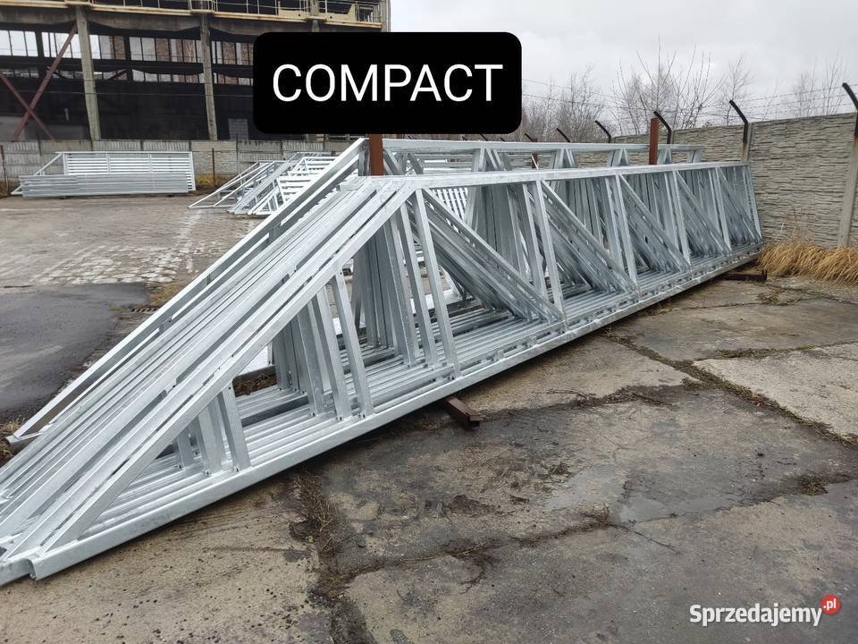 Brama przesuwna 75m światło COMPACT ocynk