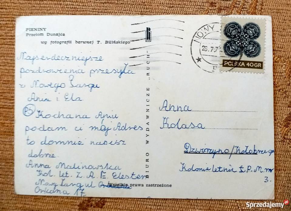 PRZEŁOM DUNAJCA W PIENINACH FOT BILIŃSKI Piszczac sprzedam