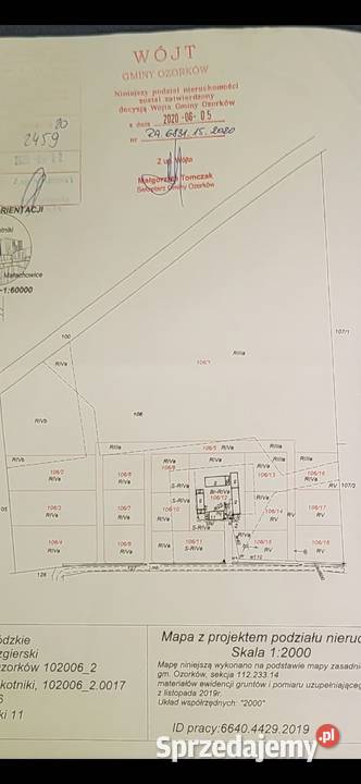 Działki z prawem do zabudowy Skotniki kOzorkowa budowlana Sprzedaż Łódź