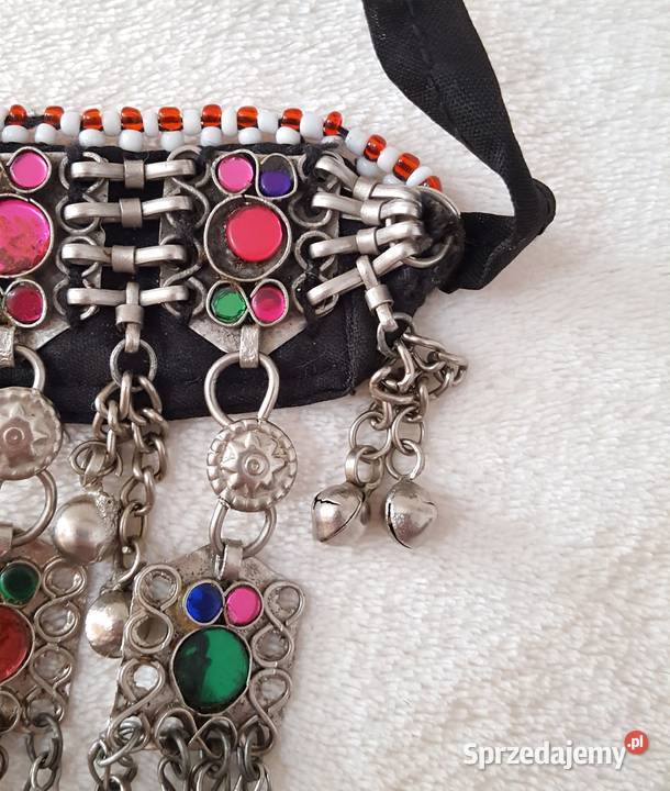 Duży naszyjnik choker afgański orient boho Szczecin