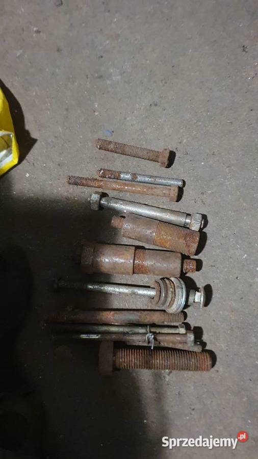 Duże śruby gwintowe różne rowerowe motocyklowe Warszawa