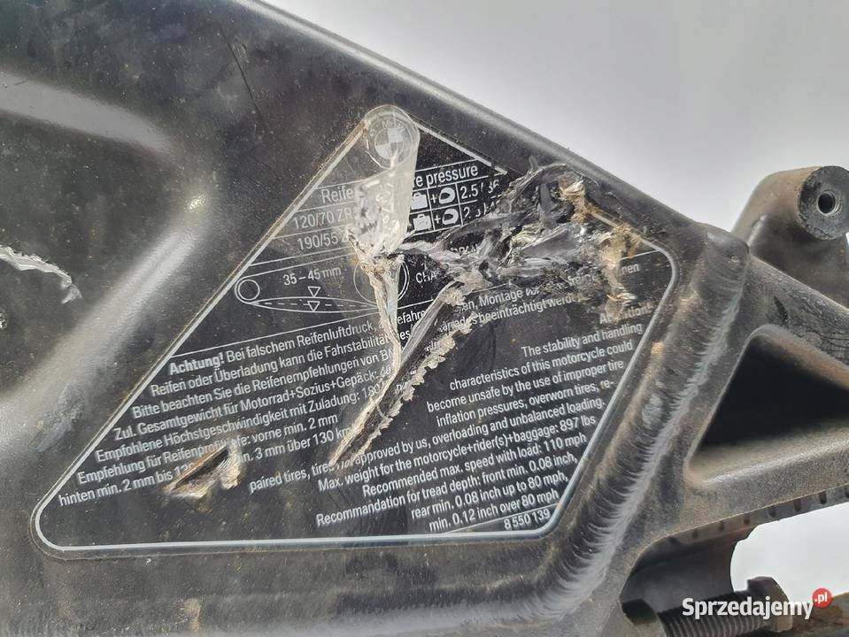 TYLNY WAHACZ TYŁ Bmw S 1000 R K47 1620 Chełm