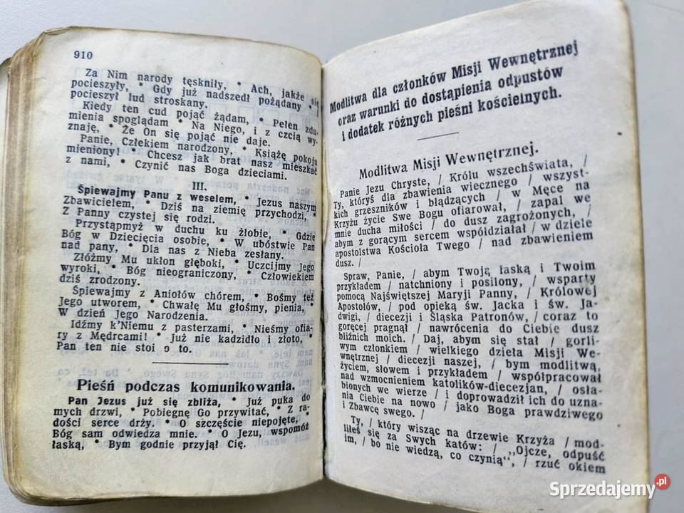 Stary modlitewnik 1930 r Rybnik