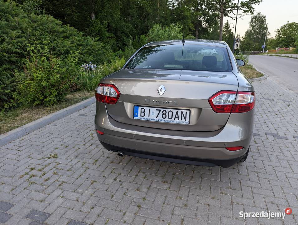 Renault Fluence Megane FL 15 dCi Polski Salon 90KM Supraśl