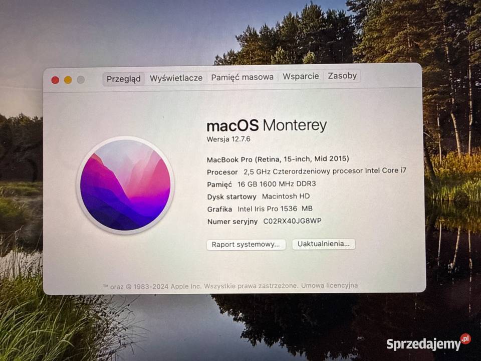 MacBooka Pro 15 wersja Mid 2015 opolskie Kędzierzyn-Koźle