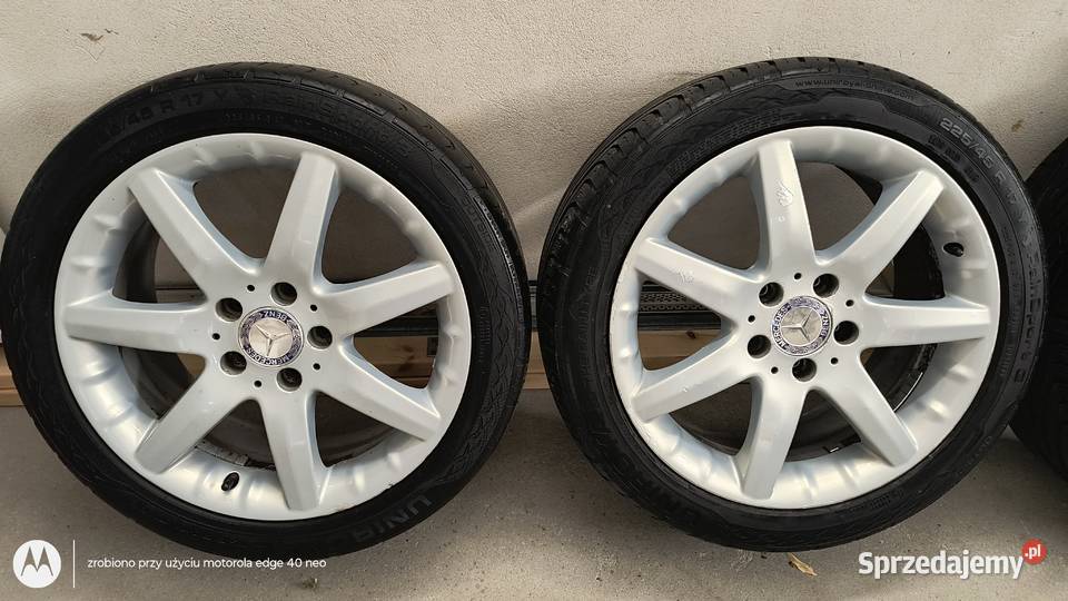 Mercedes CLK c klasa i inne 5x112 felgi opony aluminiowe Samochodowe Bielsko-Biała