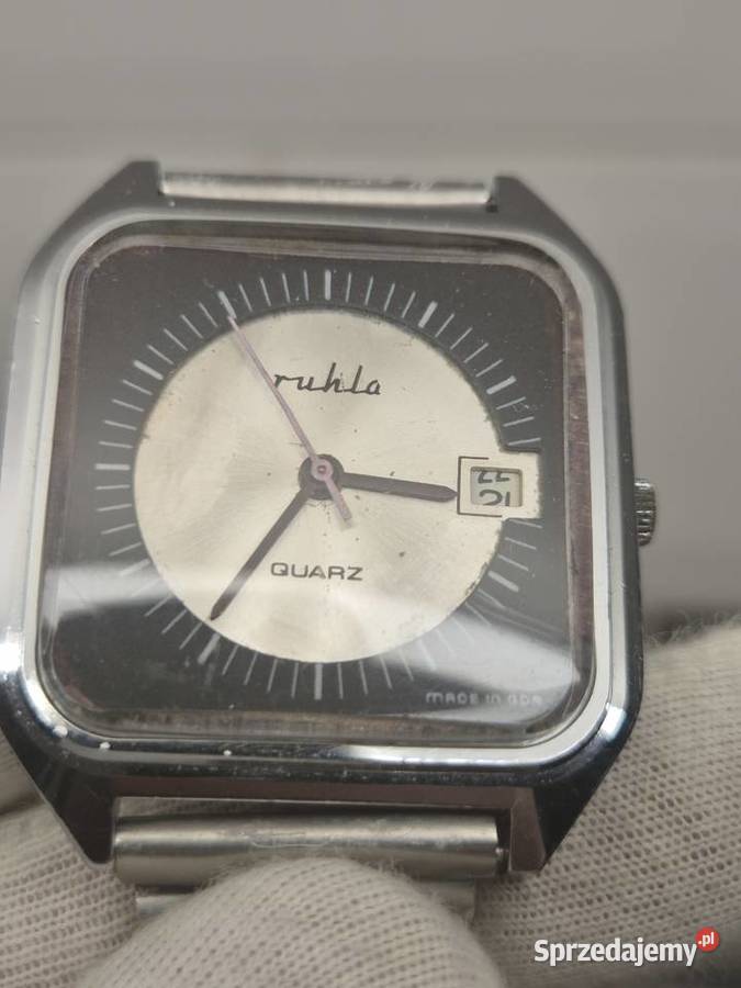 Zegarek vintage Ruhla quartzDDR Męskie śląskie Chorzów