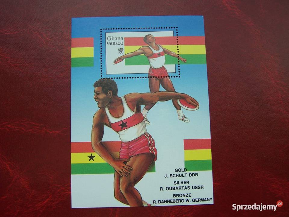 Ghana 1988 MNH Sport Olimpiada Seul 88 NADRUK śląskie Tychy