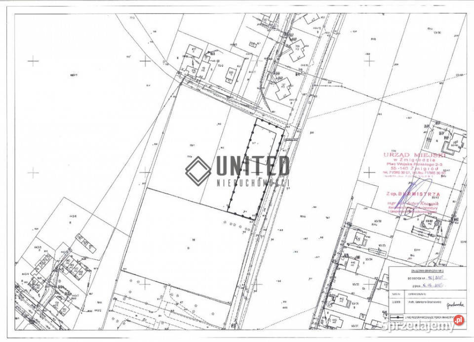 Działka budowlana w Korzeńsku z WZ utwardzona Korzeńsko