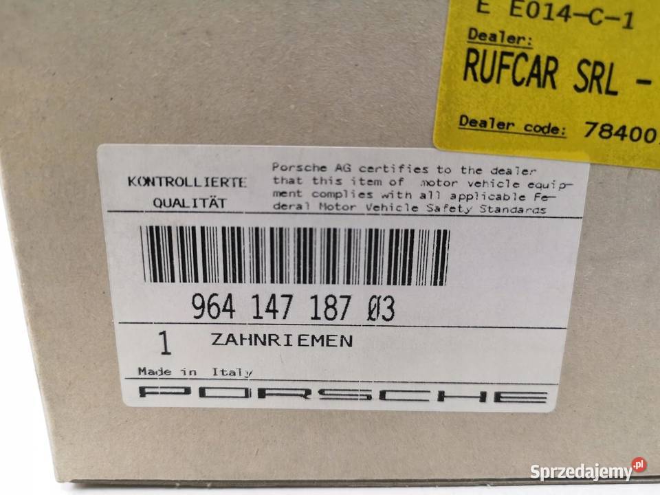 PASEK KLINOWY PORSCHE 911 CARRERA 24 8494 NOWY