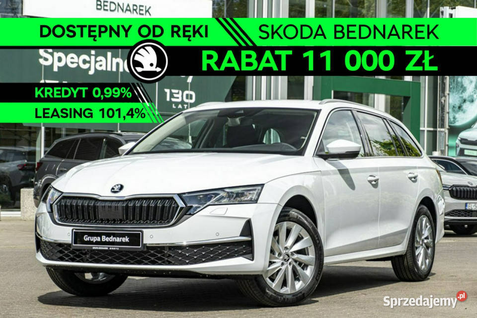 koda Octavia Combi Drive Selection 15 TSI mHEV czujnik parkowania Łódź