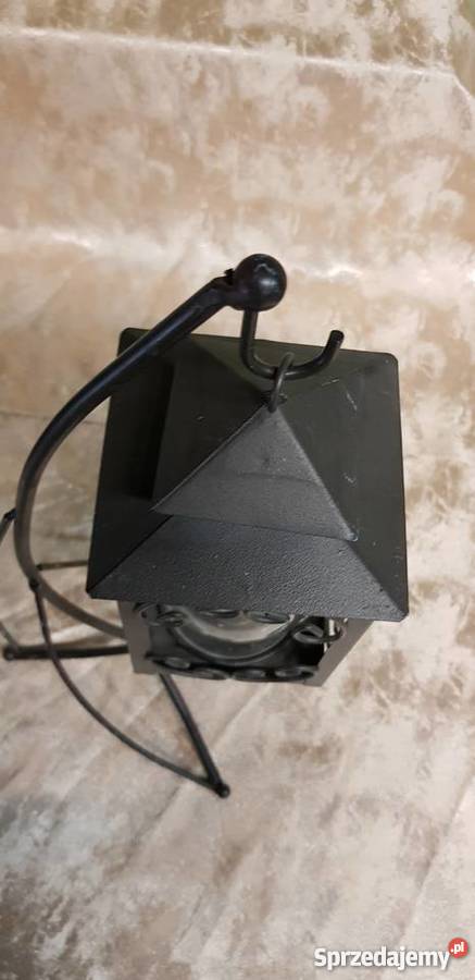 Lampion wiszacy czarny