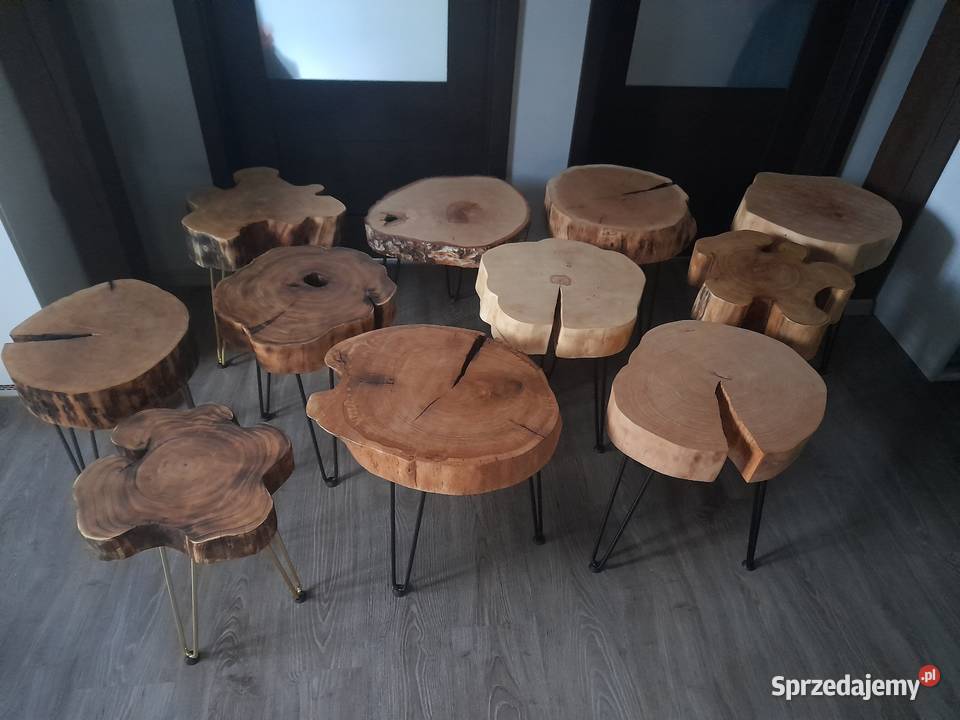 Stolik z plastra drewna Wyprzedaż dolnośląskie