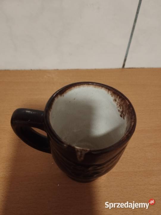 Kubek ceramiczny PRL Gdańsk