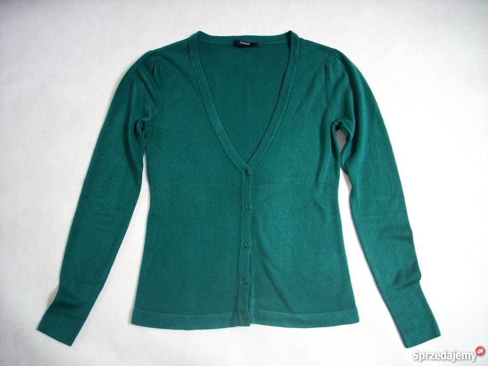George Sweterek zapinany Butekowa Zieleń 36 38