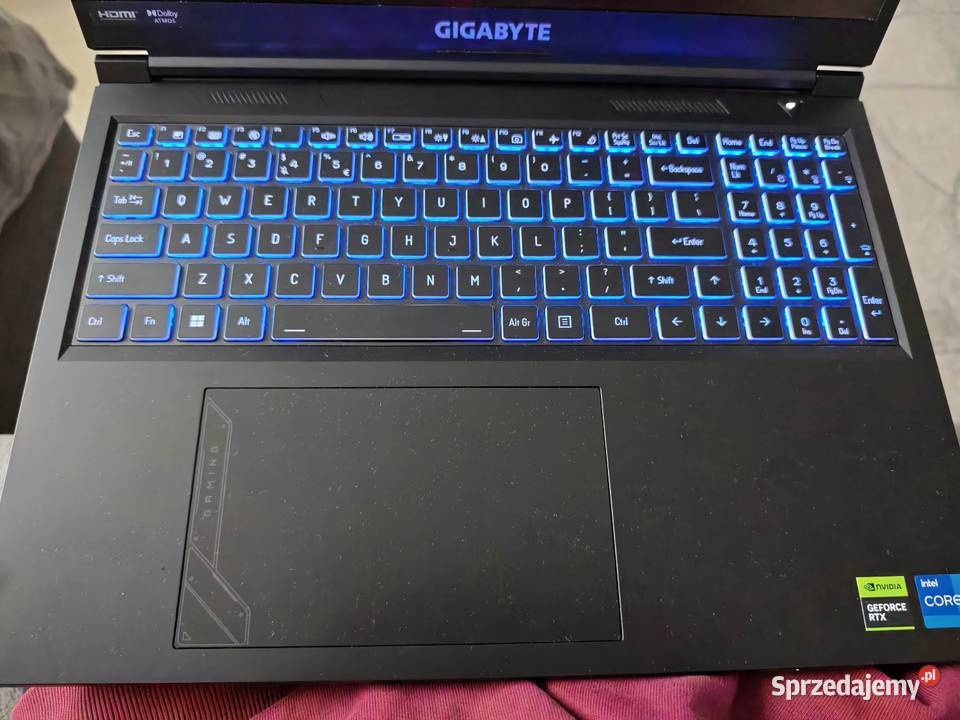 Laptop Gigabyte g6 kf 2025r Karta graficzna Słupsk