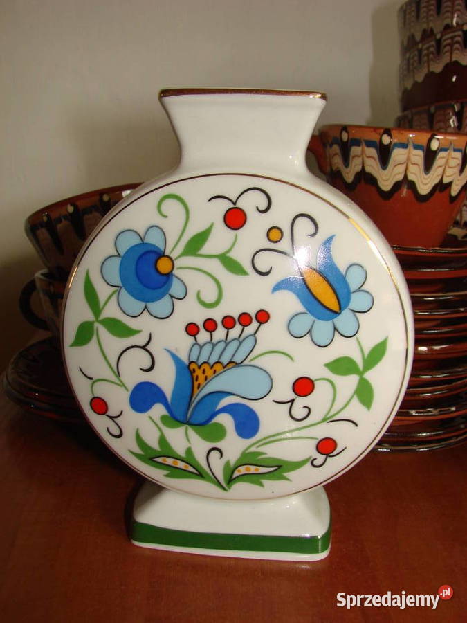 Lubiana wzór kaszubski wazonik Pruszcz Gdański