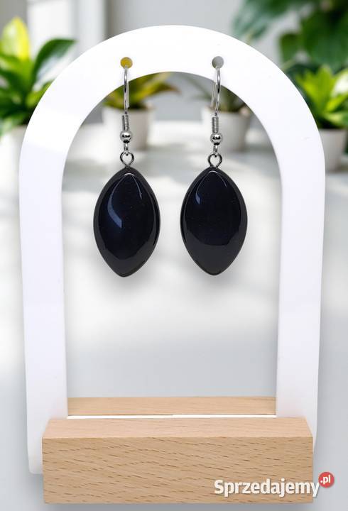 Kolczyki z ONYKSU onyks łezki 1416 mazowieckie Warszawa