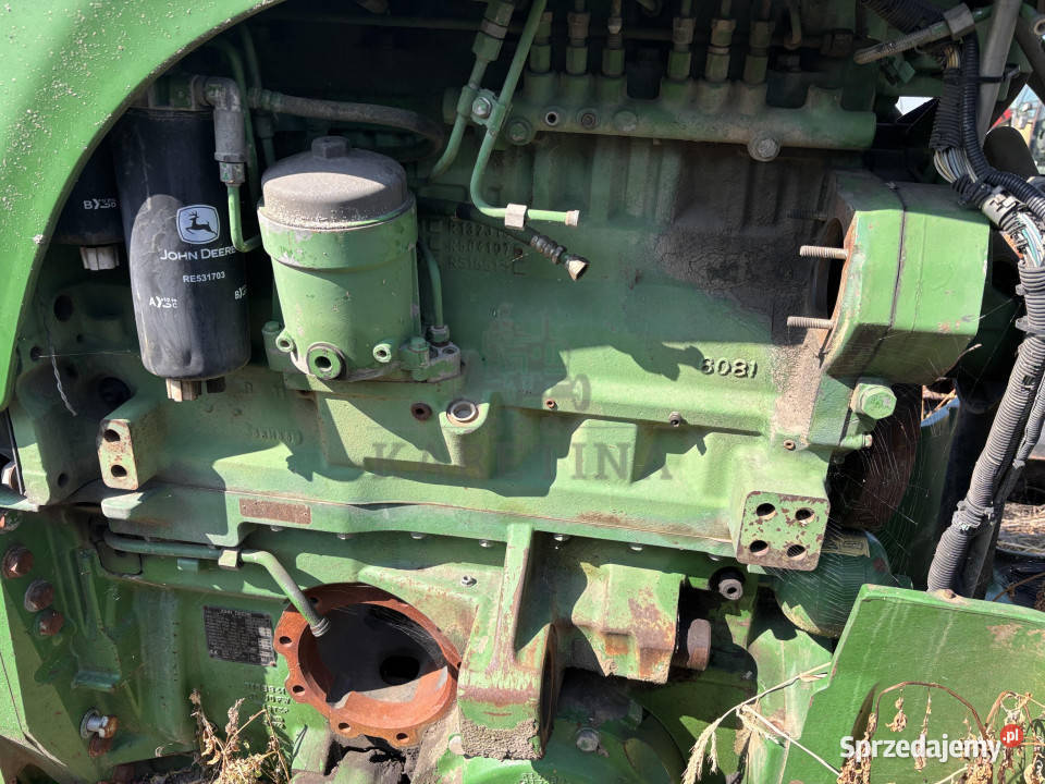 John Deere 6081HRW36 Słupek Silnik Głowica Blok wielkopolskie