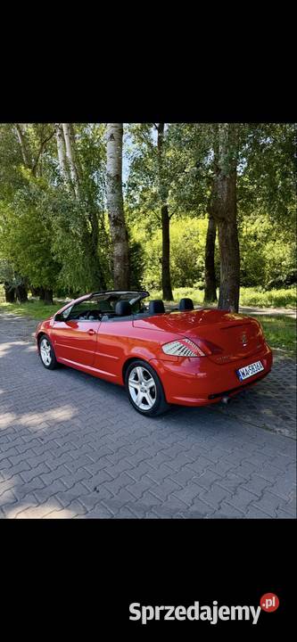 Peugeot 307 CC automat 20 benzyna mały przebieg klimatyzacja mazowieckie Warszawa sprzedam