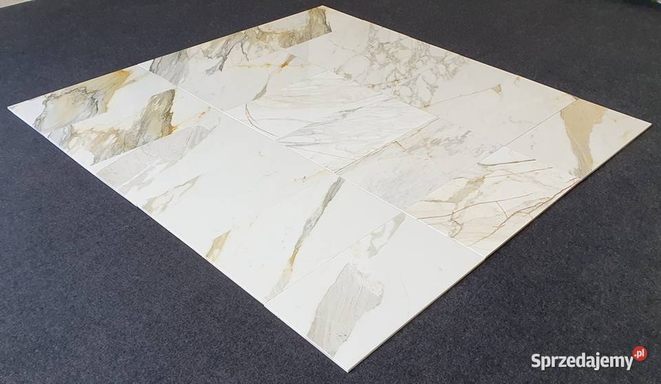 Płytki z marmuru Calacatta Gold Bianco kamień Bielawa