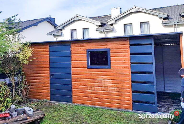 SCHOWEK DOMEK OGRODOWY 5x3m WIATA 1M SPAD W TYŁ Łapanów