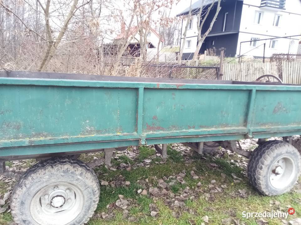 Przyczepa d 35 sztywna Przyczepy rolnicze mazowieckie Iłża sprzedam