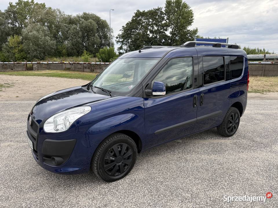 Fiat Doblo 14 BENZYNA Klimatronik Tempomat welurowa tapicerka Konin
