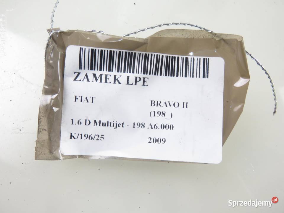 ZAMEK LEWY PRZEDNI FIAT BRAVO II 5 PIN