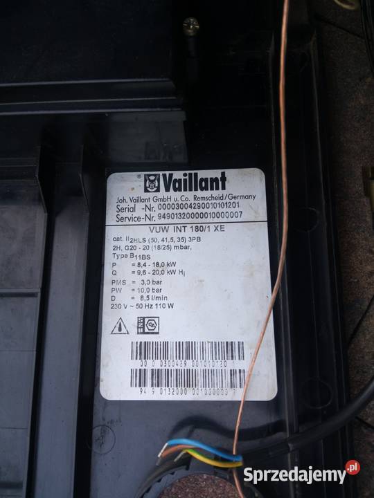 Elektronika kotła Vaillant VUW INT 180 Zembrzyce