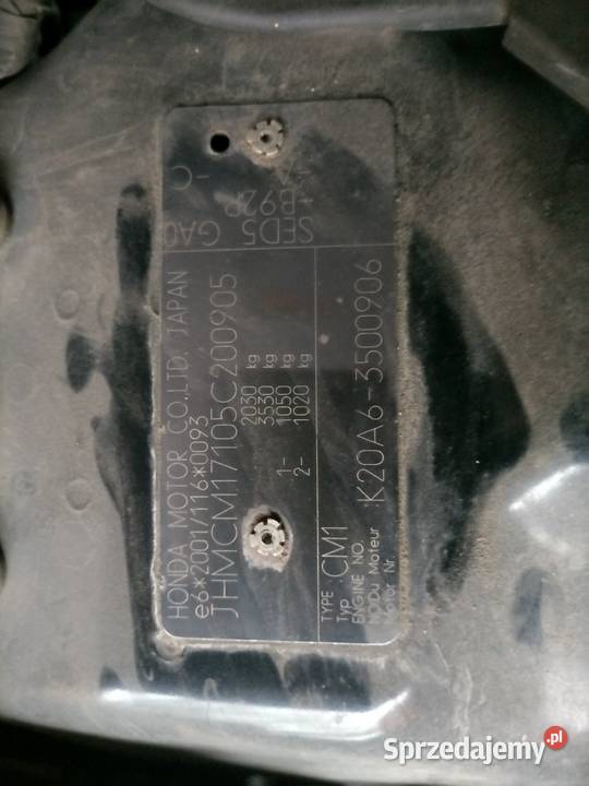 Honda accord 7 kombi 20benzyna 2005r Działoszyn