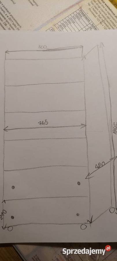 IKEA komplet drewnianych mebli 200cm Piastów sprzedam