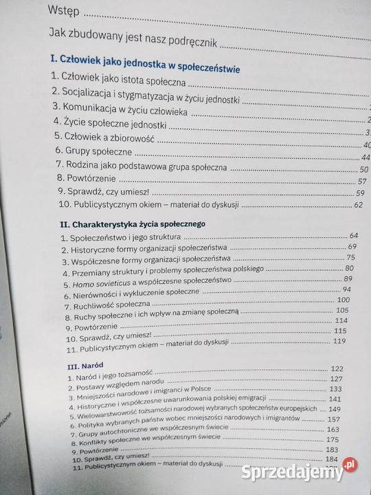 Wiedza o społeczeństwie operon ponadpodstawowe Warszawa