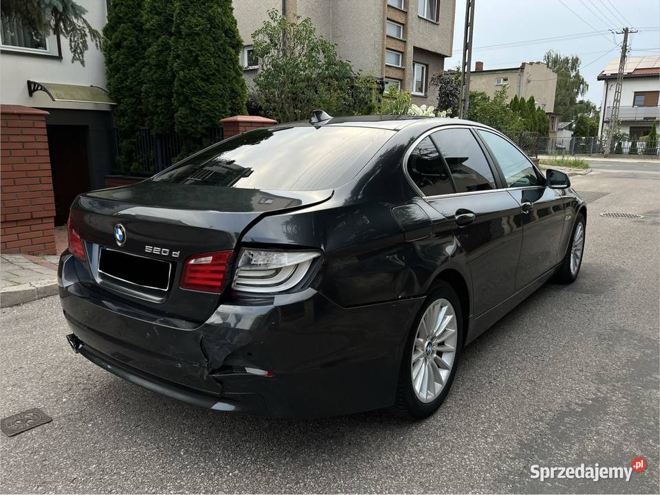 BMW SERIA 5 F10 520d 184 FULL PIĘKNA ZADBANA ESP Turek