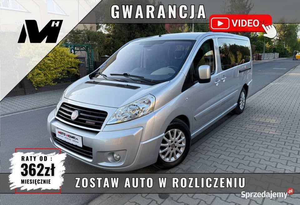 Fiat Scudo LIFT 8 Osobowy Long 20MultiJet 163 163KM Scudo Poznań sprzedam